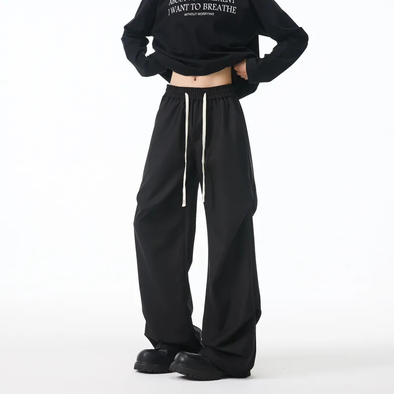 ACUOD BY CHANU Casual Pants Unisex Black-3