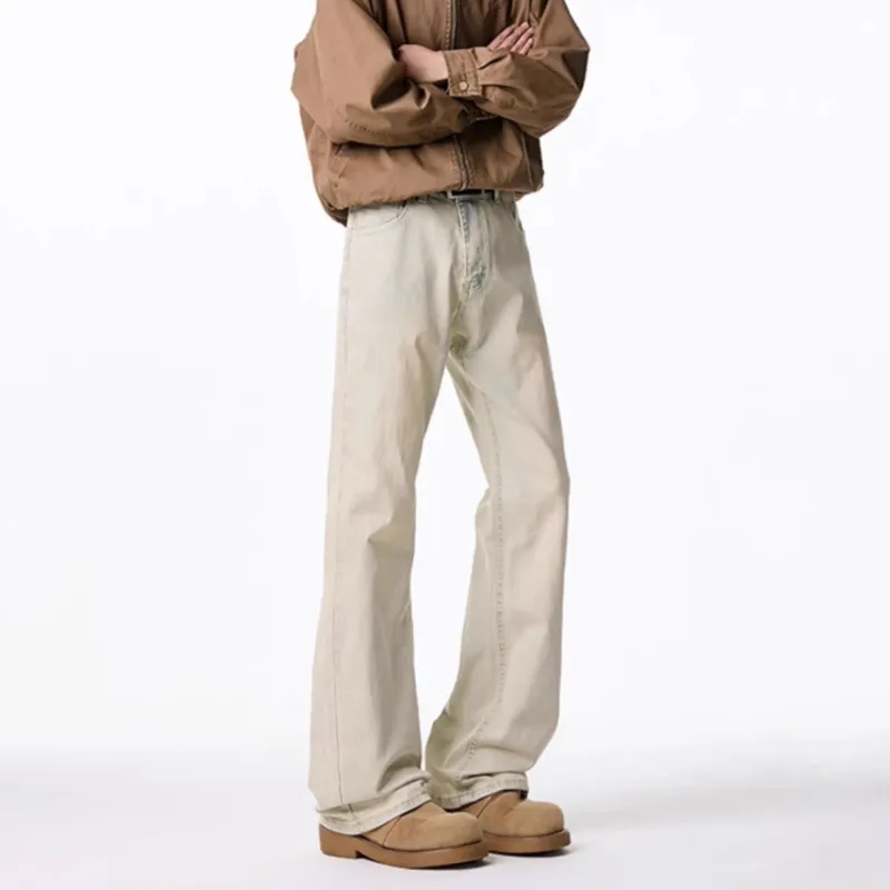 ACUOD BY CHANU Trendy Brand Bootcut Pants With Design Sensation Loose Fit Casual Pants Unisex-2