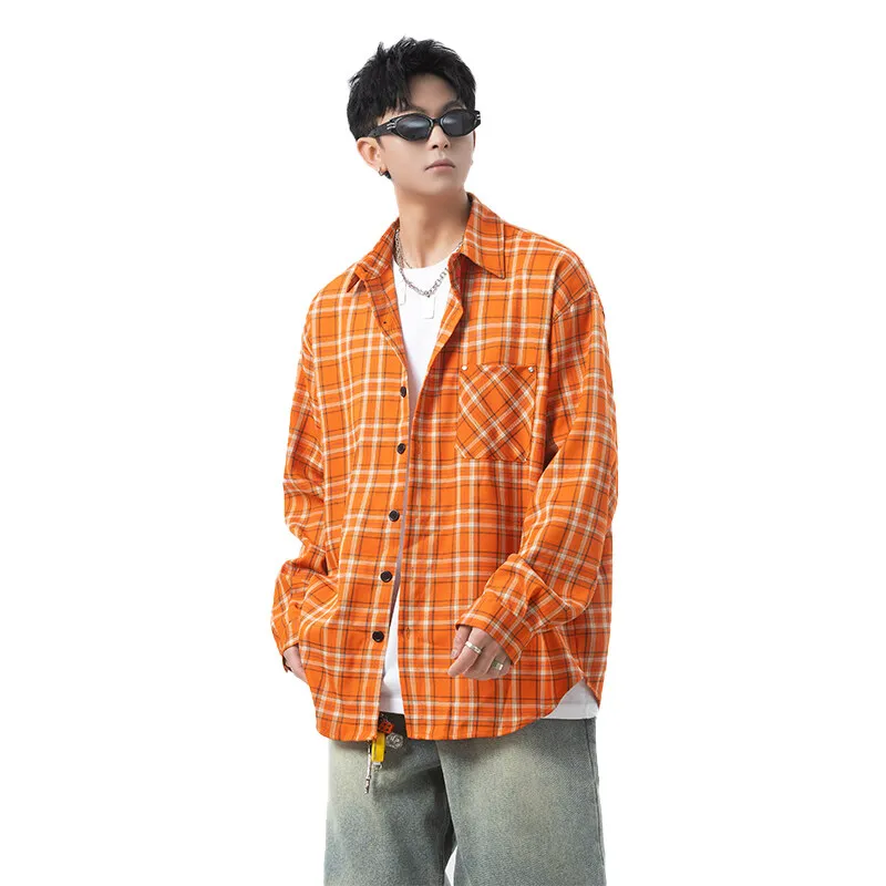 Lulifama Fashion Shirt Unisex Active Orange-15