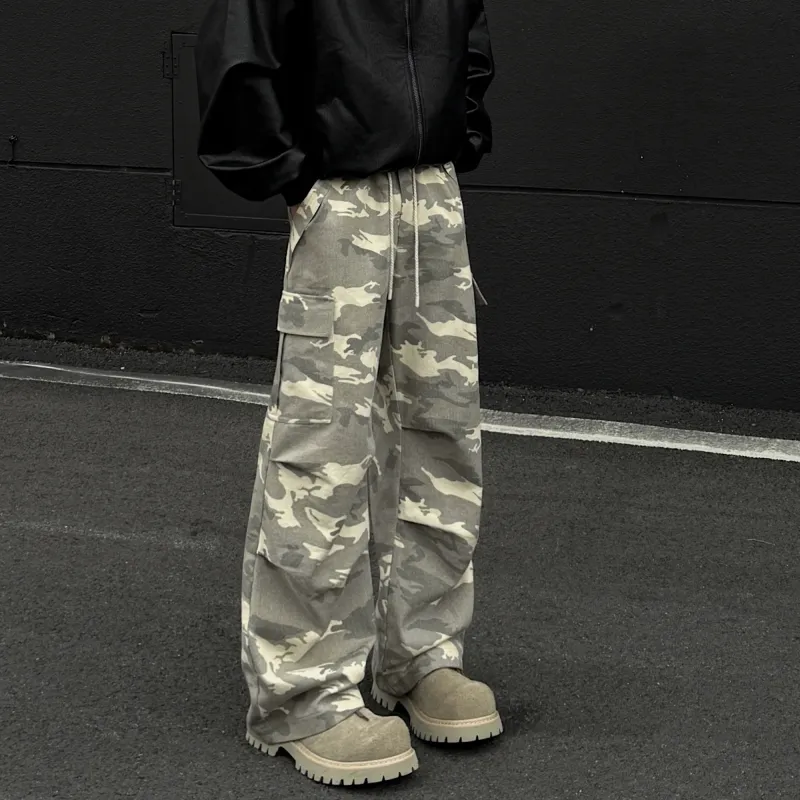 ACUOD BY CHANU Cargo Pants Unisex Camouflage-3