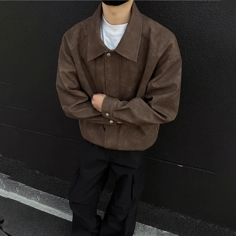 ACUOD BY CHANU Trendy Brand Luxury Streetwear Cool Motorcycle Jacket Coat Unisex-8