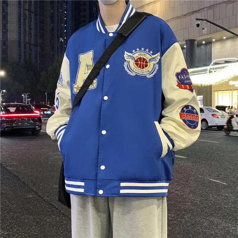 ACUOD BY CHANU Baseball Jacket Unisex Gray-10