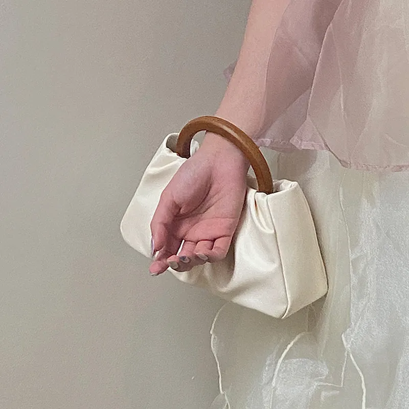 Chearly Kitity Synthetic Leather Crossbody Bag, Shoulder Bag, Cloud Bag, Handbag Regular Women's Ecru-4