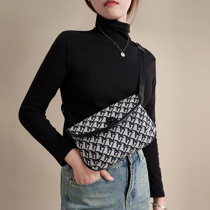 Chearly Kitity Synthetic Leather Sling Bag Medium Size Women's Classic Black-3