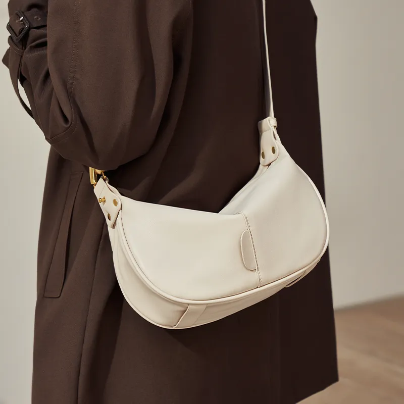 Chearly Kitity Synthetic Leather Crossbody Bags Shoulder Bags Small Size Women's Black/White-8