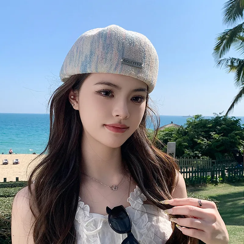 Cgediao Polyester Berets Women's-4