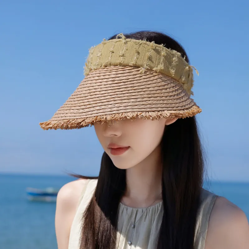 Cgediao Straw Woven Sun Protection Hats Women's-15
