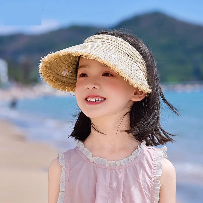 Cgediao Paper Reed Sun Protection Hats Kids'-5