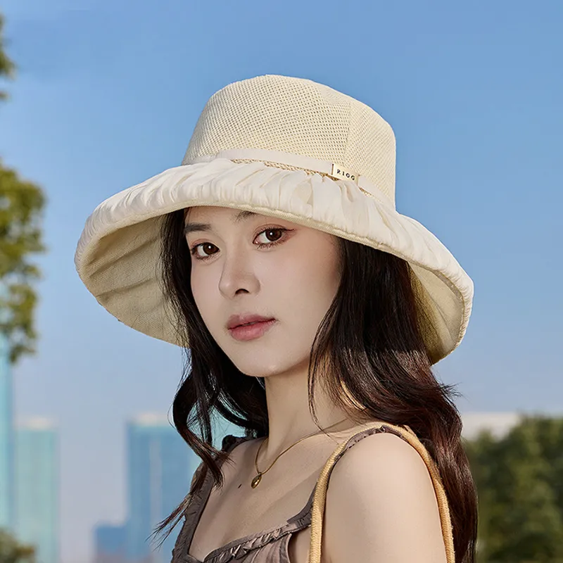 Cgediao Cotton Linen Blend Bucket Hats Women's-8
