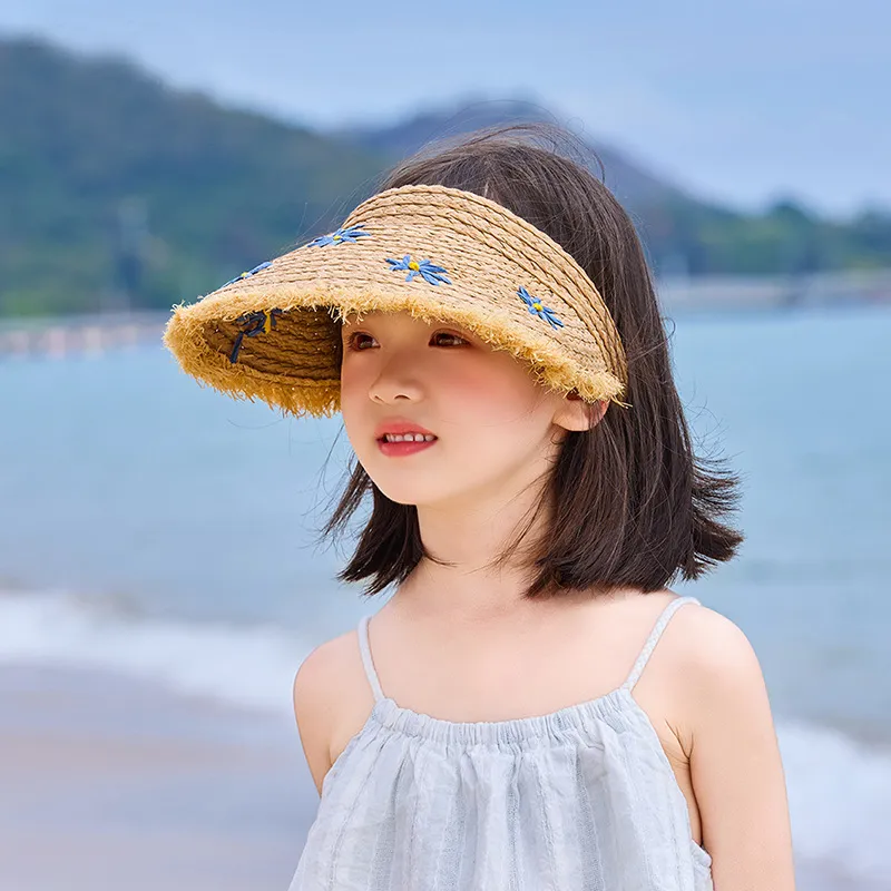Cgediao Paper Reed Sun Protection Hats Kids'-1