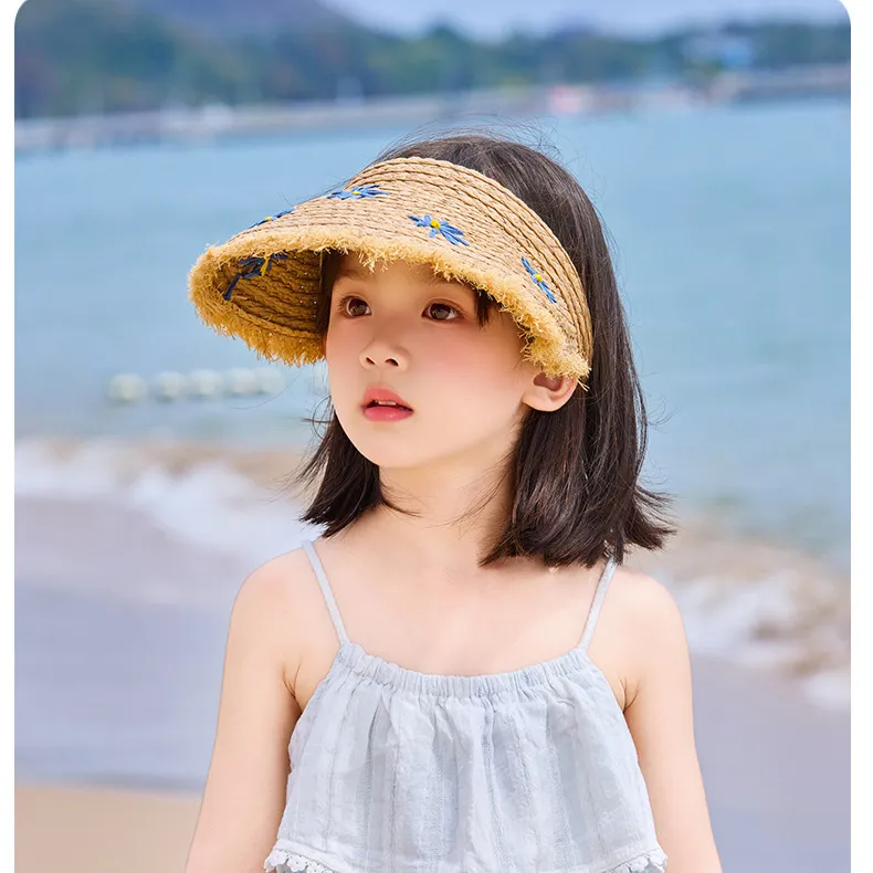 Cgediao Paper Reed Sun Protection Hats Kids'-2