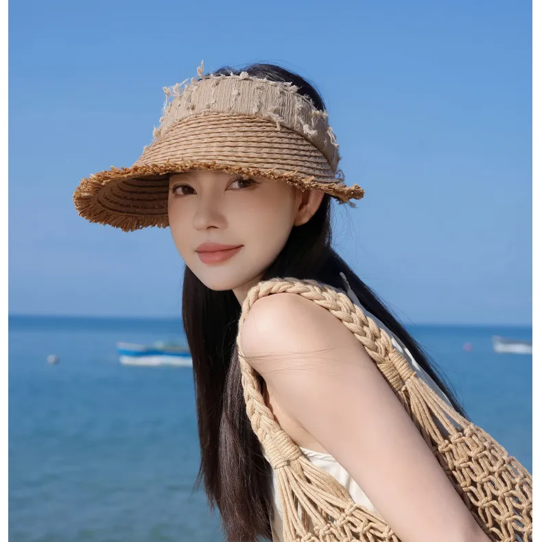 Cgediao Straw Woven Sun Protection Hats Women's-1