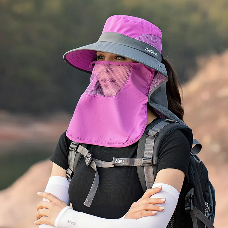 Cgediao Polyester Sun Protection Hats Unisex-16
