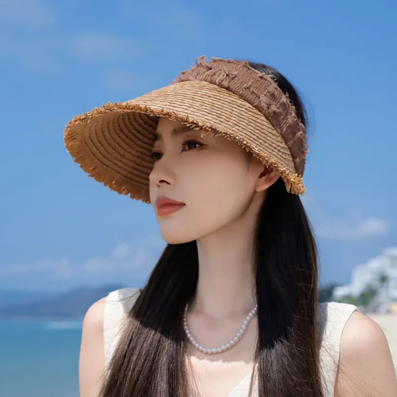 Cgediao Straw Woven Sun Protection Hats Women's-9