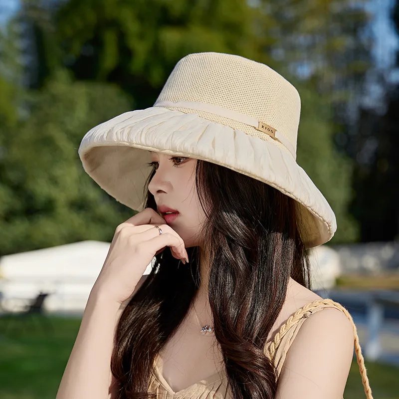 Cgediao Cotton Linen Blend Bucket Hats Women's-7