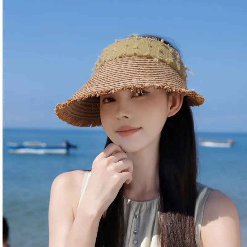 Cgediao Straw Woven Sun Protection Hats Women's-13