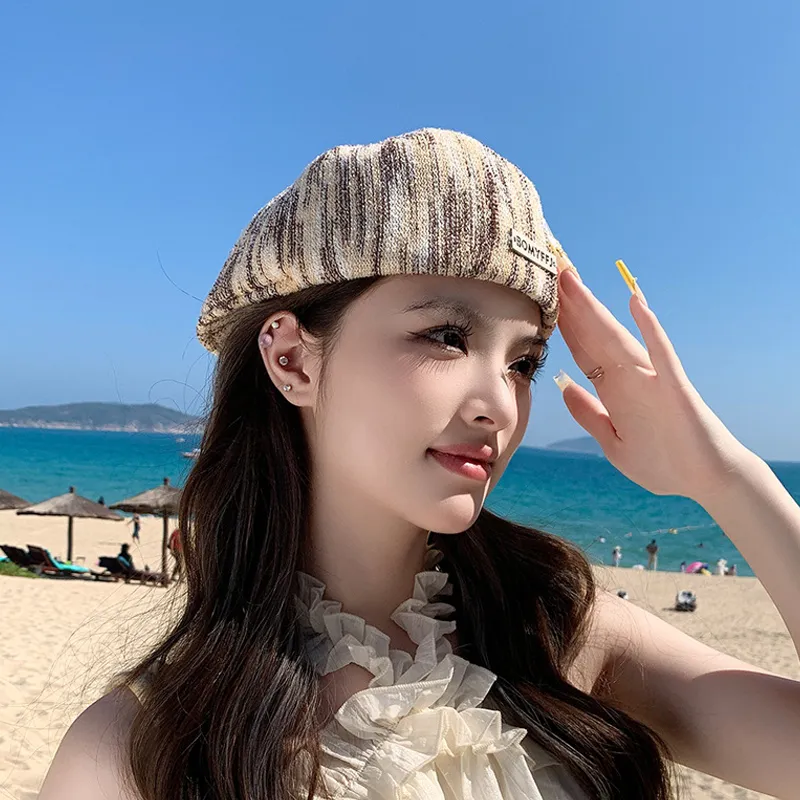 Cgediao Polyester Berets Women's-15