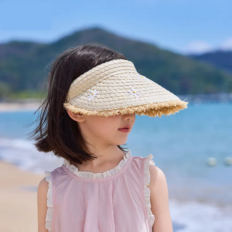 Cgediao Paper Reed Sun Protection Hats Kids'-6
