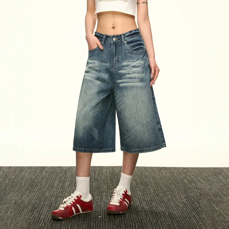 Aaisup Denim Shorts Women's-16