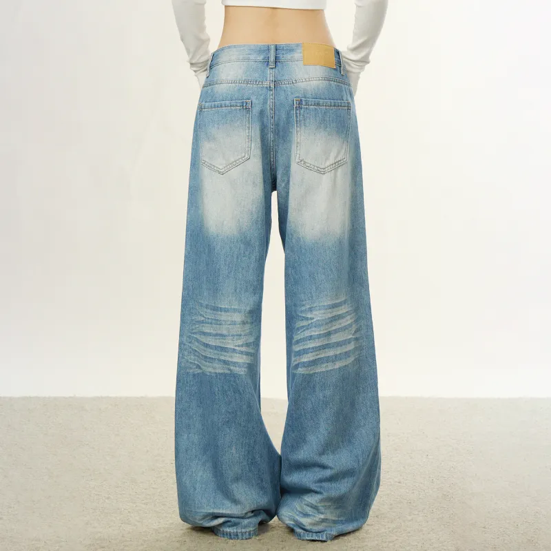 Aaisup Jeans Women's Light Blue-5