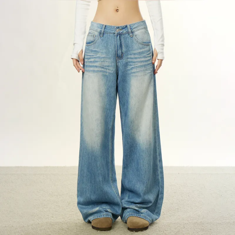Aaisup Jeans Women's Light Blue-2