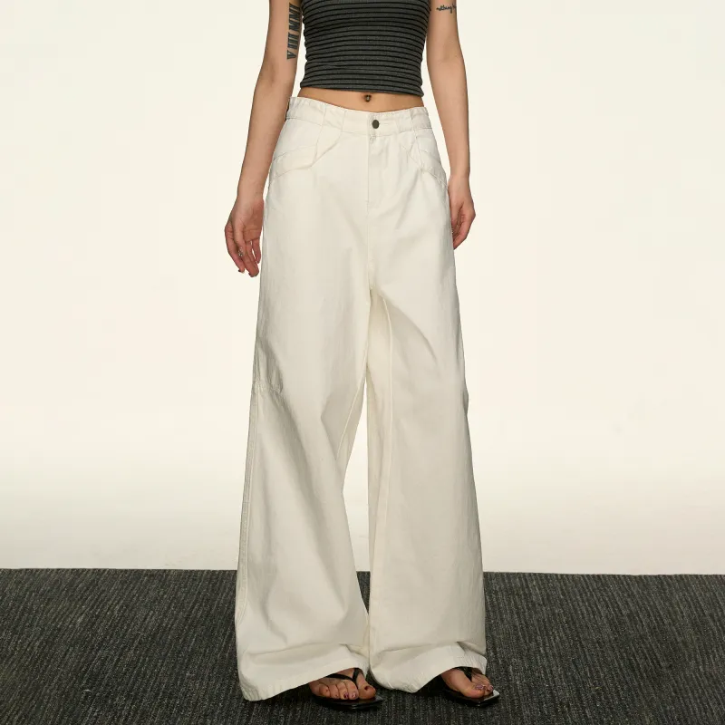 Aaisup Jeans Women's White-2