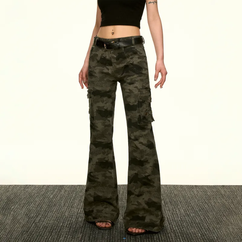Aaisup Cargo Pants Women's Camouflage-3