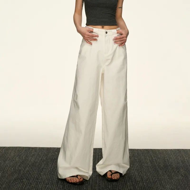Aaisup Jeans Women's White-5
