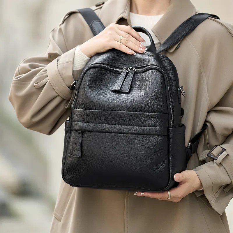 ZOOLER Cow Leather Backpack Regular Women's Multicolor-4
