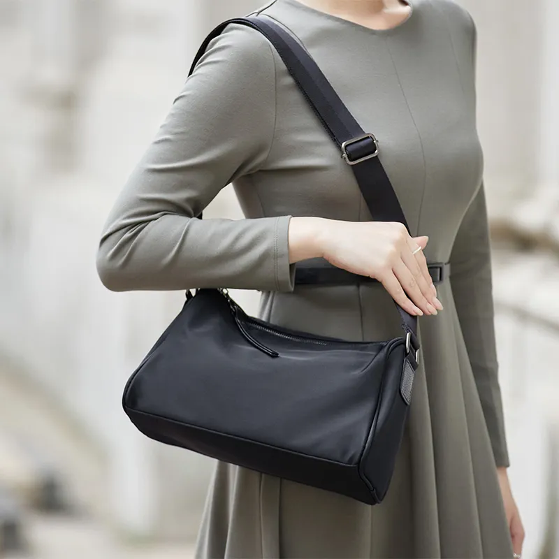 ZOOLER Oxford Crossbody Bag, Shoulder Bag Women's Black-1