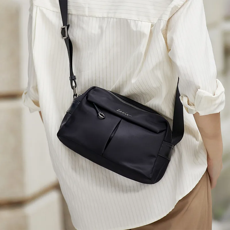 ZOOLER Oxford Crossbody Bags Trumpets Women's Apricot/Black-9