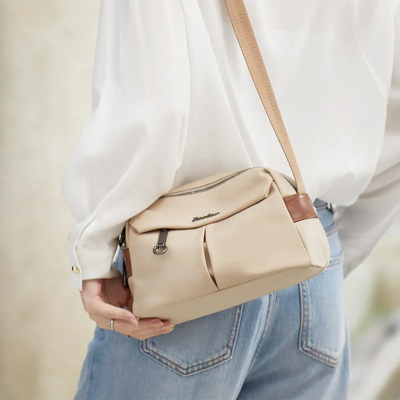 ZOOLER Oxford Crossbody Bags Trumpets Women's Apricot/Black-2