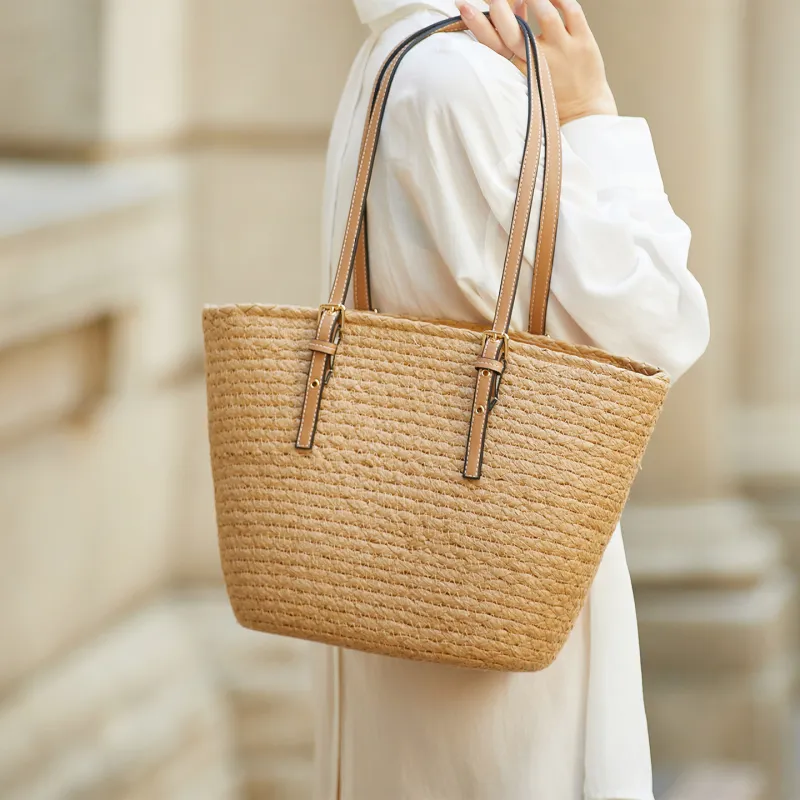 ZOOLER Cotton Rope Woven Tote Bag, Shopping Bag, Shoulder Bag Women's Multicolor-11