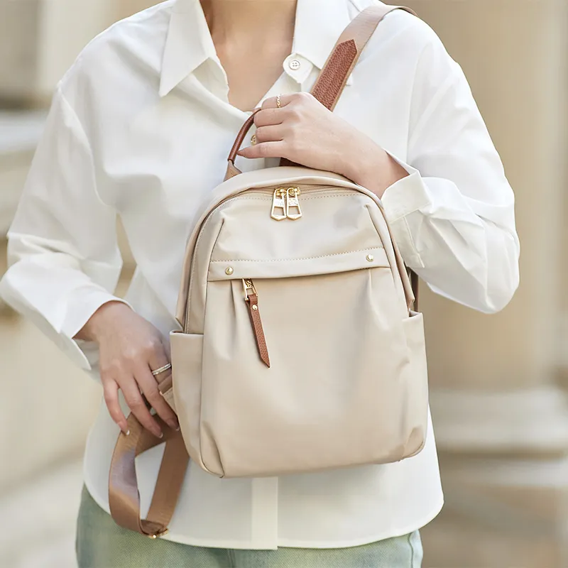 ZOOLER Oxford Backpack Regular Women's Apricot-4