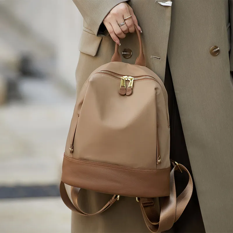 ZOOLER Oxford Oxford Backpack Large Size Women's Black/Khaki/Coffee-7
