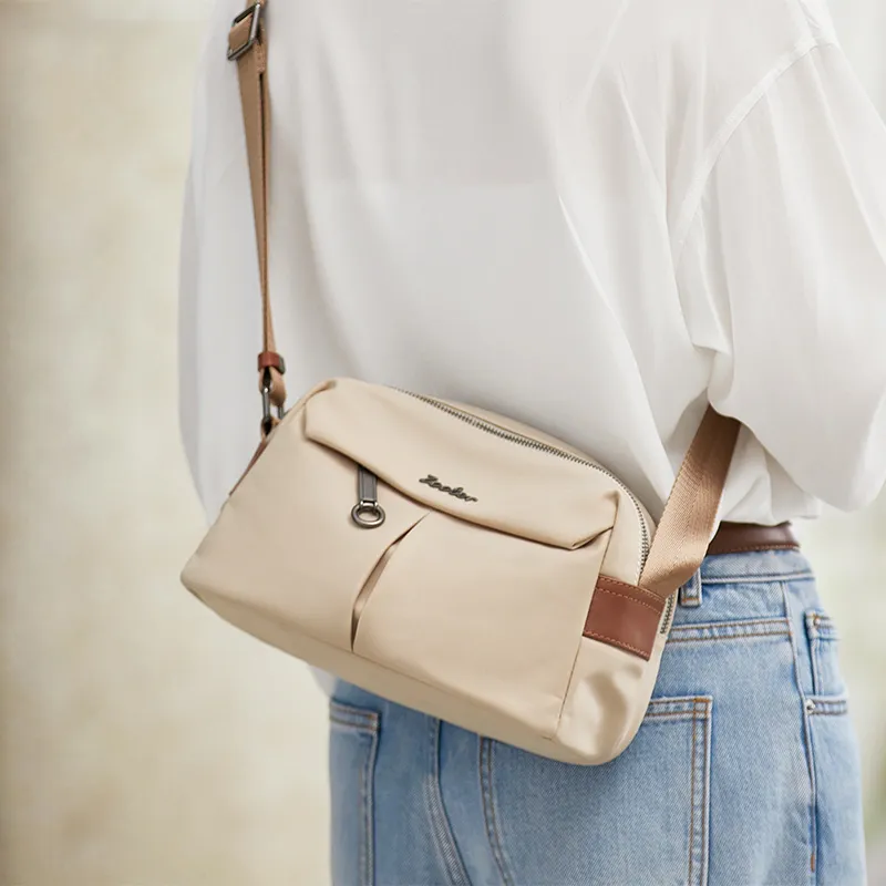 ZOOLER Oxford Crossbody Bags Trumpets Women's Apricot/Black-4