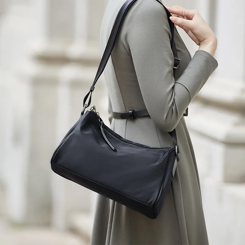 ZOOLER Oxford Crossbody Bag, Shoulder Bag Women's Black-2