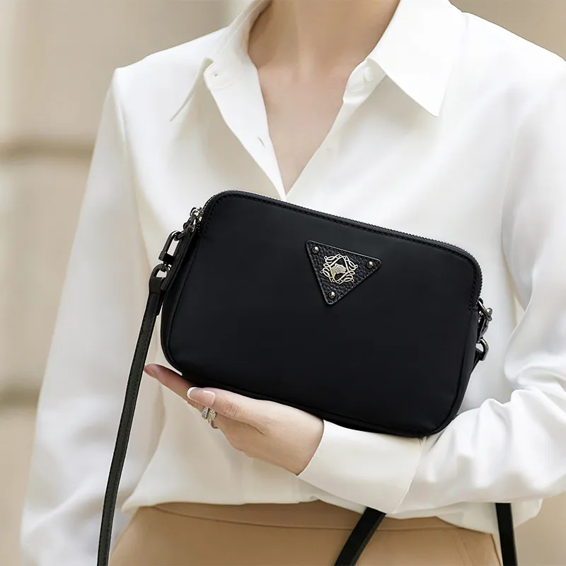 ZOOLER Oxford Practical Crossbody Bag Medium Size Women's Phantom Night Black-1