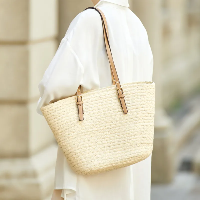 ZOOLER Cotton Rope Woven Tote Bag, Shopping Bag, Shoulder Bag Women's Multicolor-1