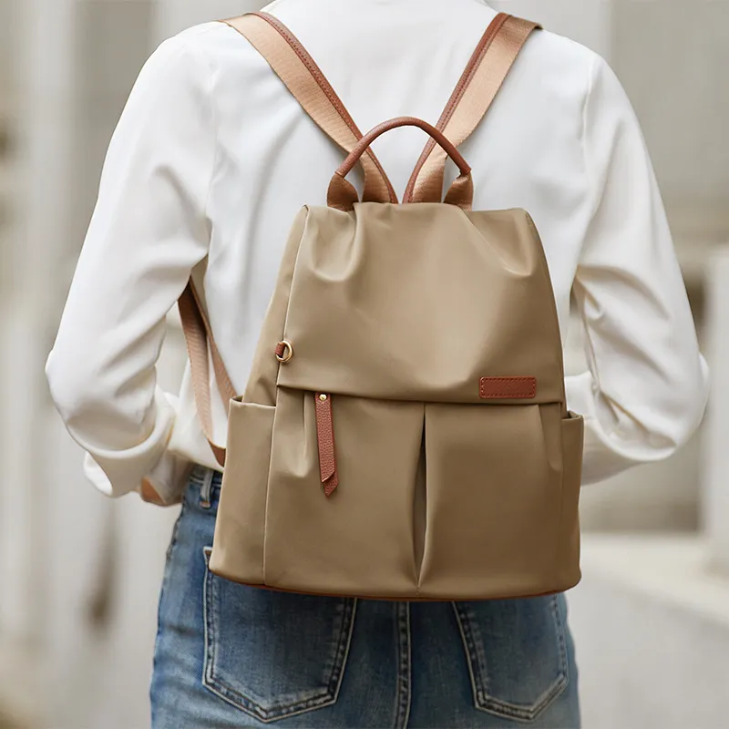 ZOOLER Oxford Backpack Women's Khaki-2