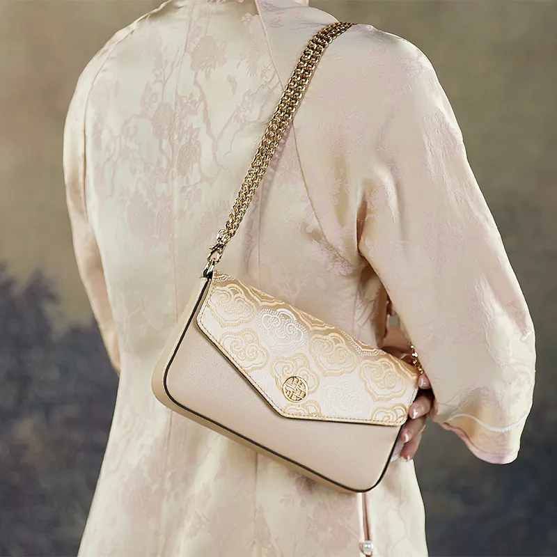 ZOOLER Cow Leather Crossbody Bags Trumpets Women's Cream Yellow/Apricot/Royal Blue/Forbidden Red/Han Dynasty Black-5