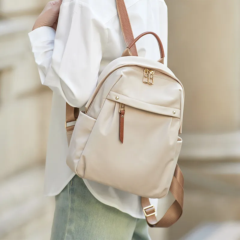 ZOOLER Oxford Backpack Regular Women's Apricot-1