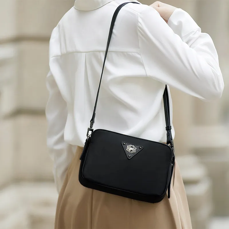 ZOOLER Oxford Practical Crossbody Bag Medium Size Women's Phantom Night Black-2