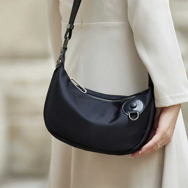 ZOOLER Oxford Shoulder Bag Regular Women's Black-3