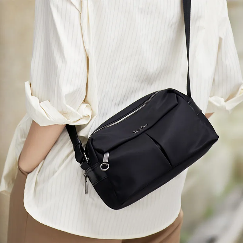 ZOOLER Oxford Crossbody Bags Trumpets Women's Apricot/Black-11