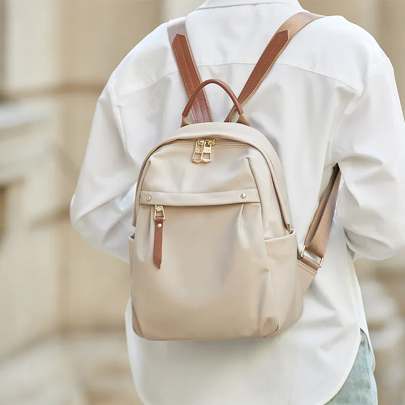 ZOOLER Oxford Backpack Regular Women's Apricot-2