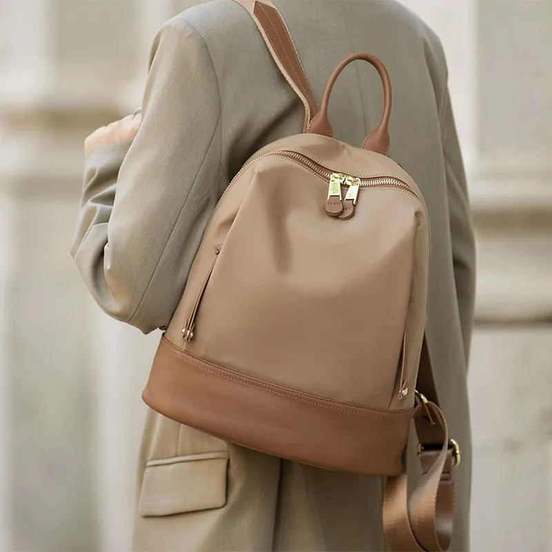 ZOOLER Oxford Oxford Backpack Large Size Women's Black/Khaki/Coffee-8