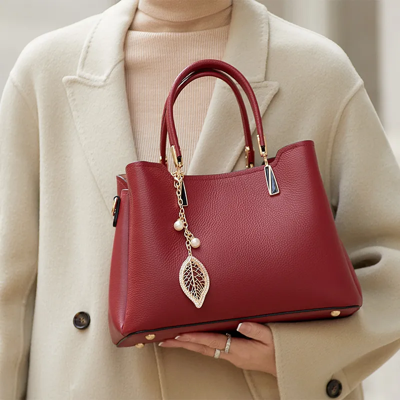 ZOOLER Top Grain Cow Leather Handbag Regular Women's Multicolor-8