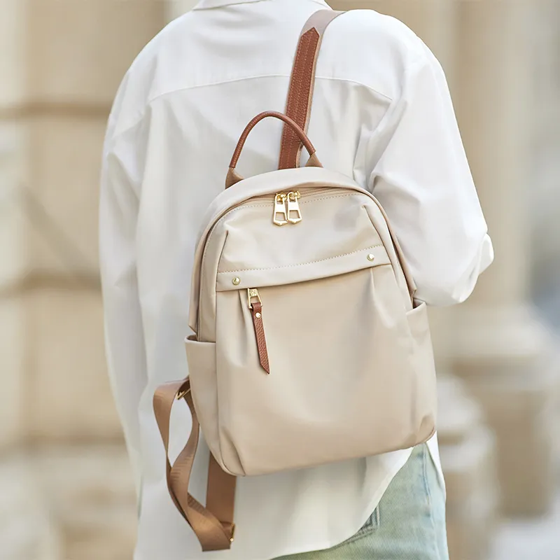 ZOOLER Oxford Backpack Regular Women's Apricot-3