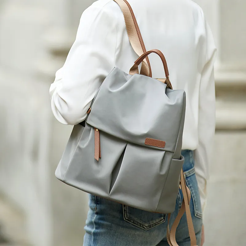 ZOOLER Oxford Practical And Stylish Backpack Women's Gray-1